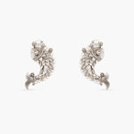 Fish and Pearl Oxidized Classic Earrings