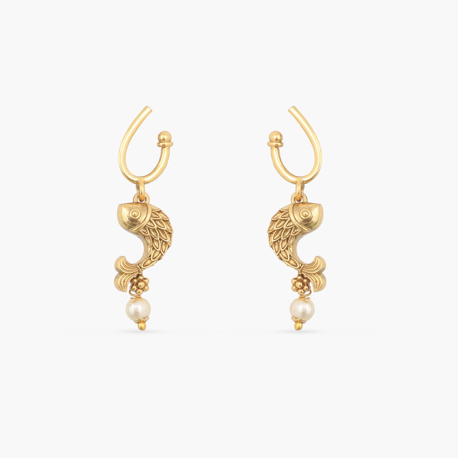 Plain Gold Earrings – Lagu Bandhu