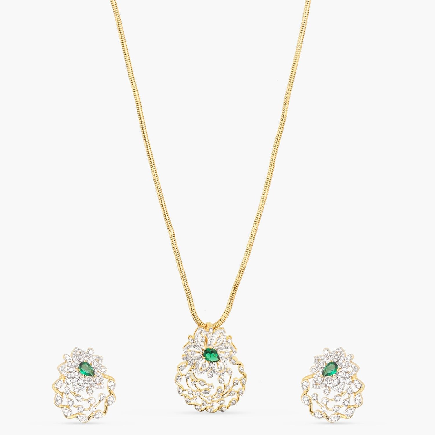 Florena Nakshatra CZ Pendant Set 