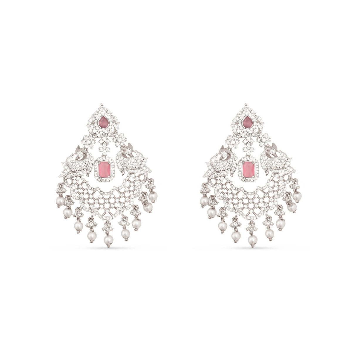 Arnica Nakshatra CZ Chandbali Earrings