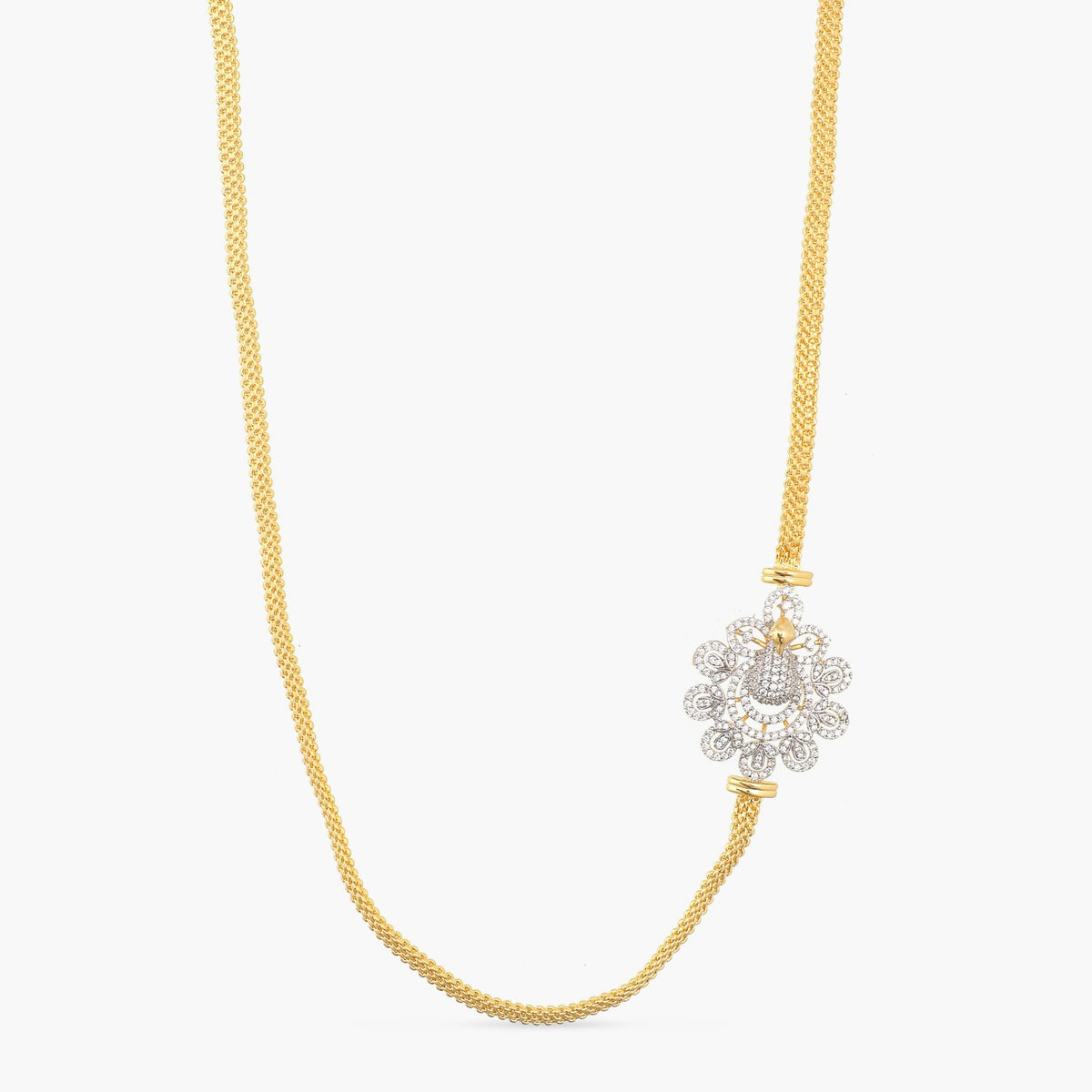 Etta Nakshatra CZ Side Pendant Necklace