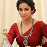 Queen Nakshatra CZ Long Necklace Set