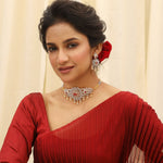 Silas Nakshatra CZ Mini Choker Set 