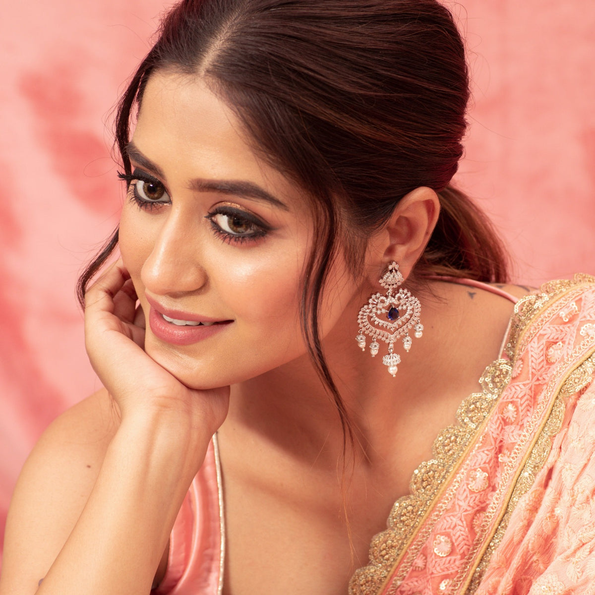 Cosmos Nakshatra CZ Stud Earrings
