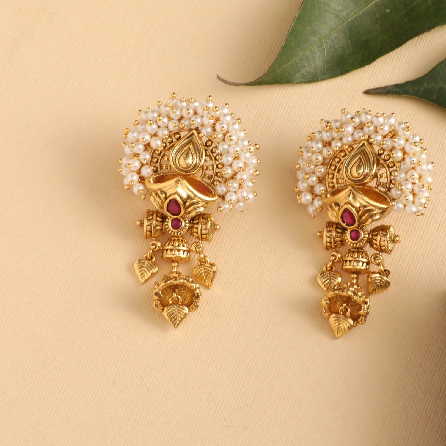 The Pratham Silver Chand-Bali Earrings — KO Jewellery