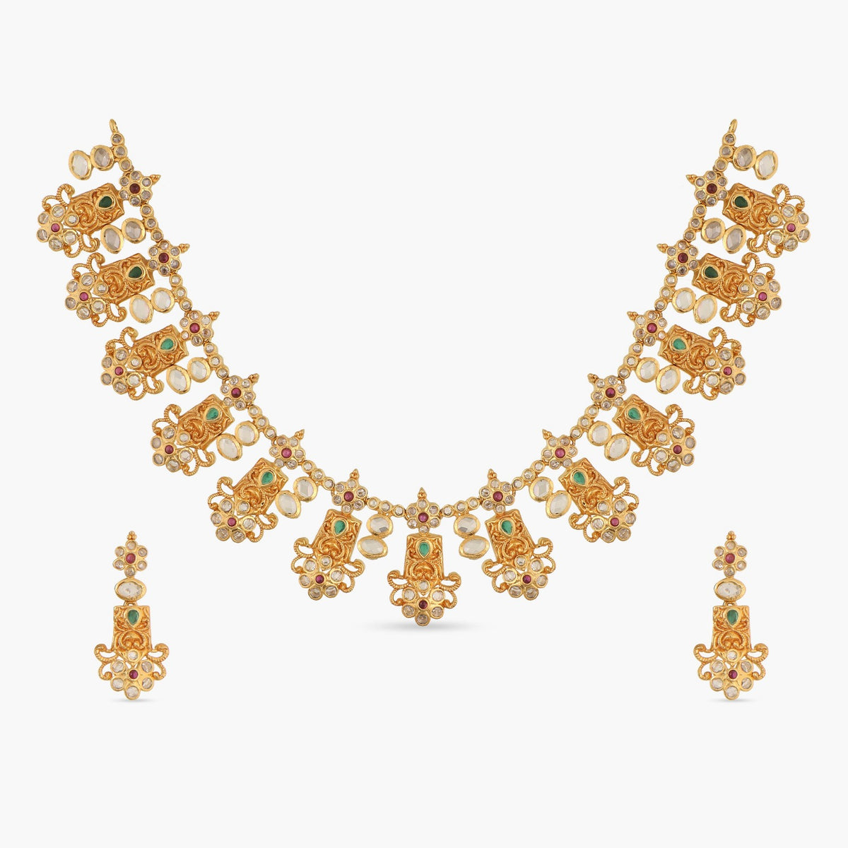 Gold Necklace Set FNX0396X