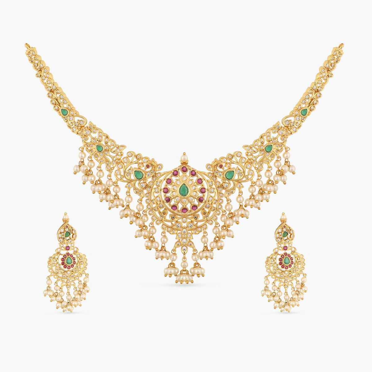 Orrin Nakshatra CZ Necklace Set