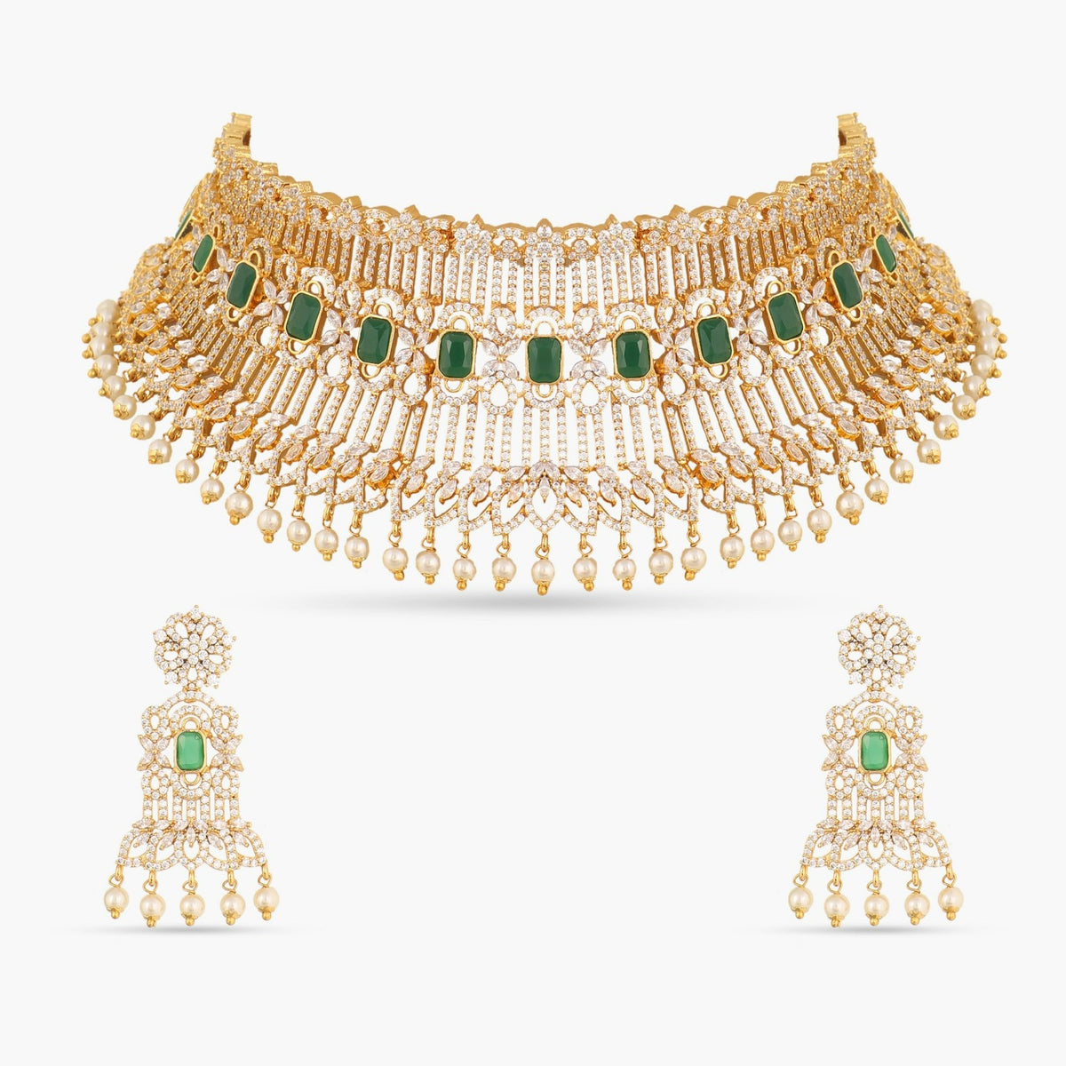Florian Nakshatra CZ Grand Choker Set