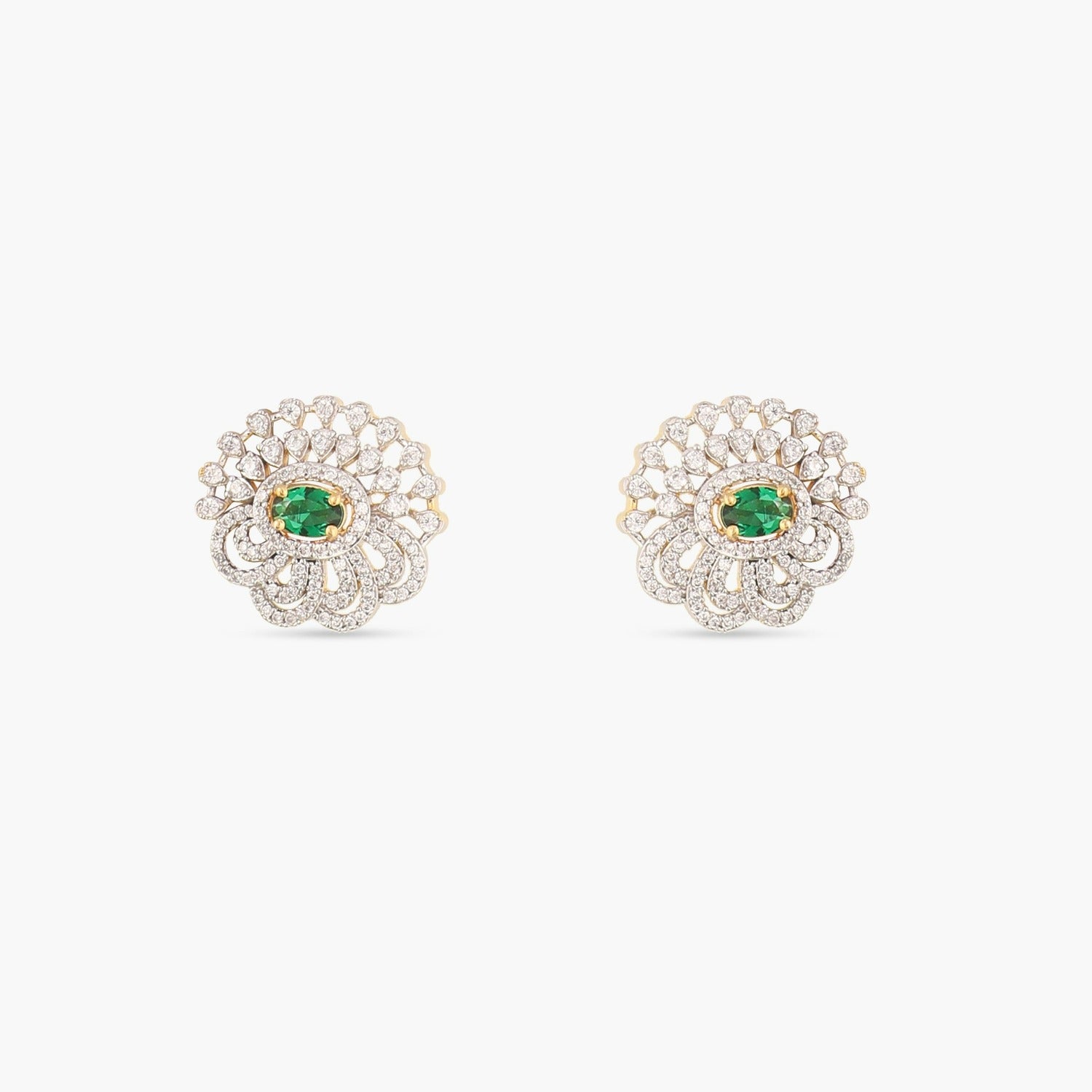 Bloom Nakshatra CZ Stud Earrings