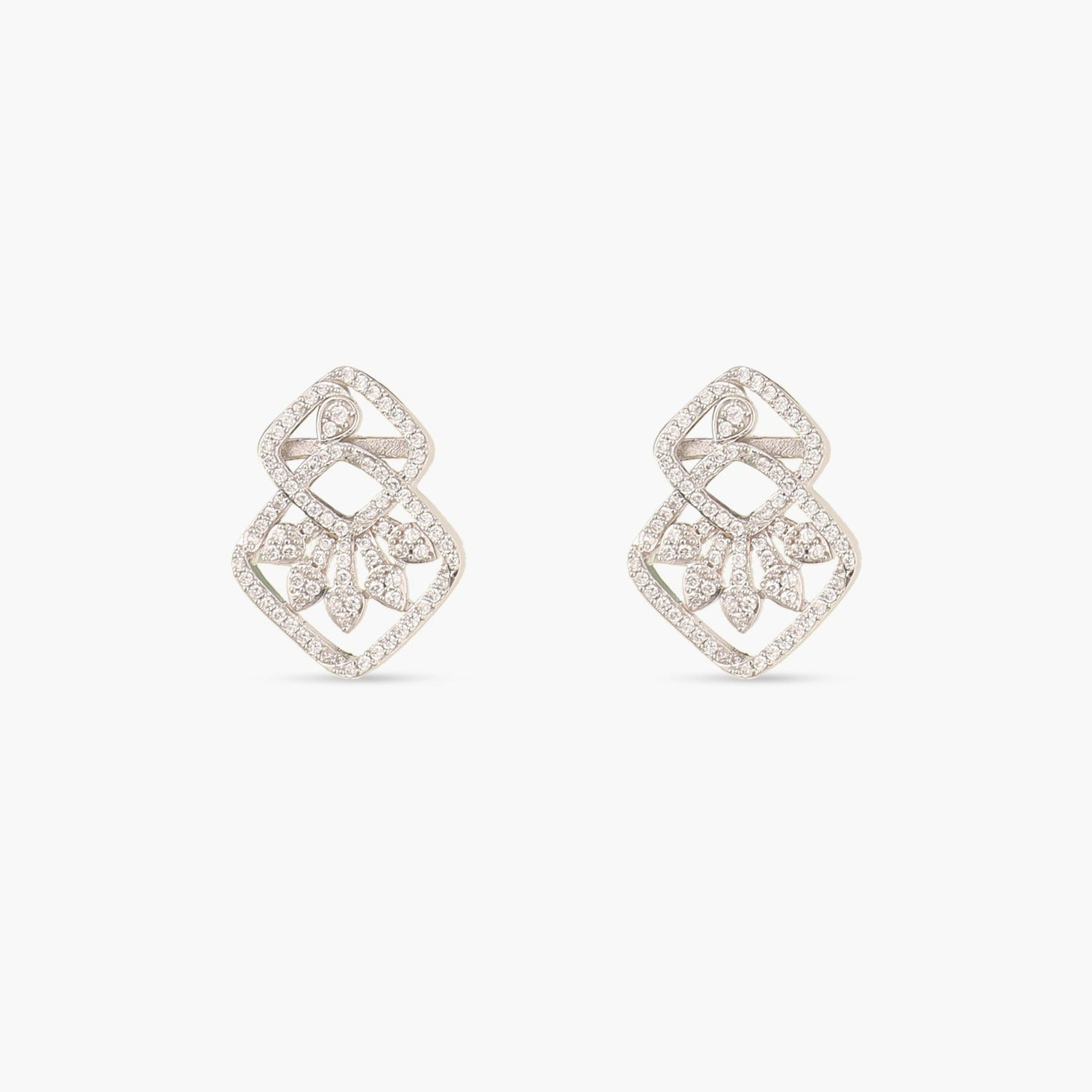Ilara Nakshatra CZ Stud Earrings