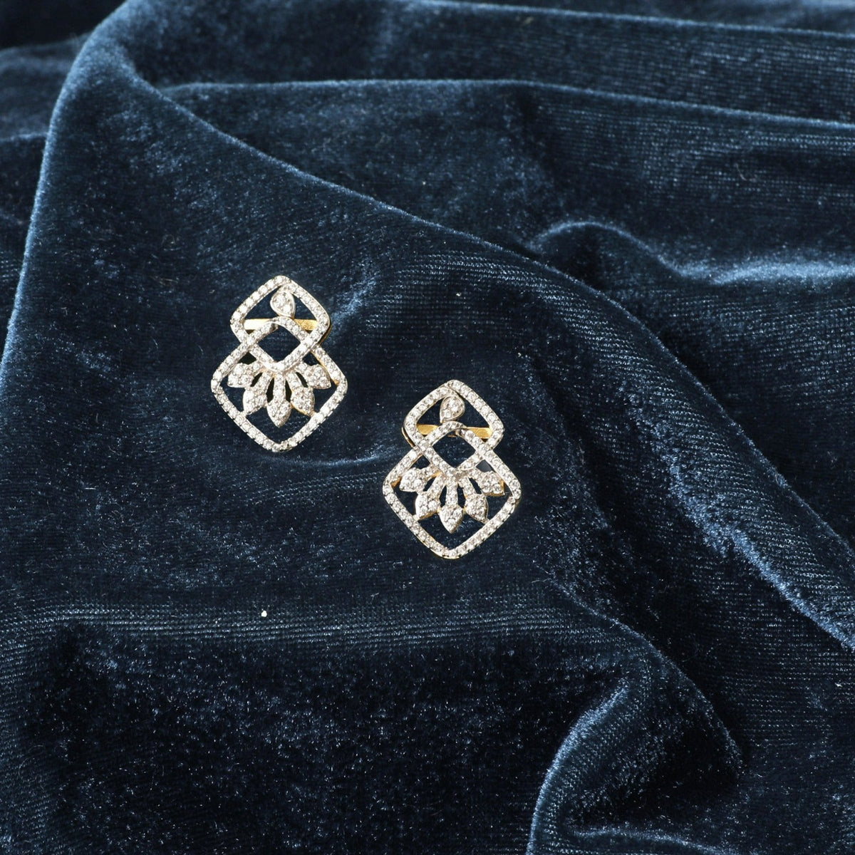 Ilara Nakshatra CZ Stud Earrings