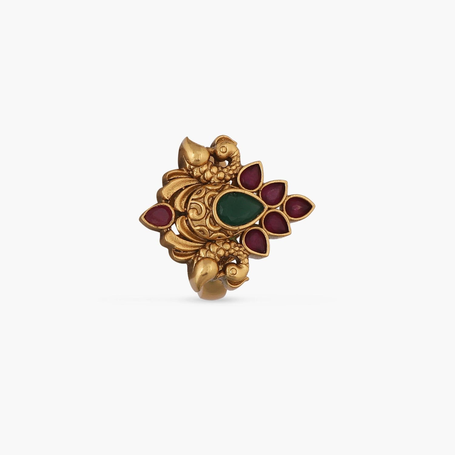 Classic Peacock Antique Ring