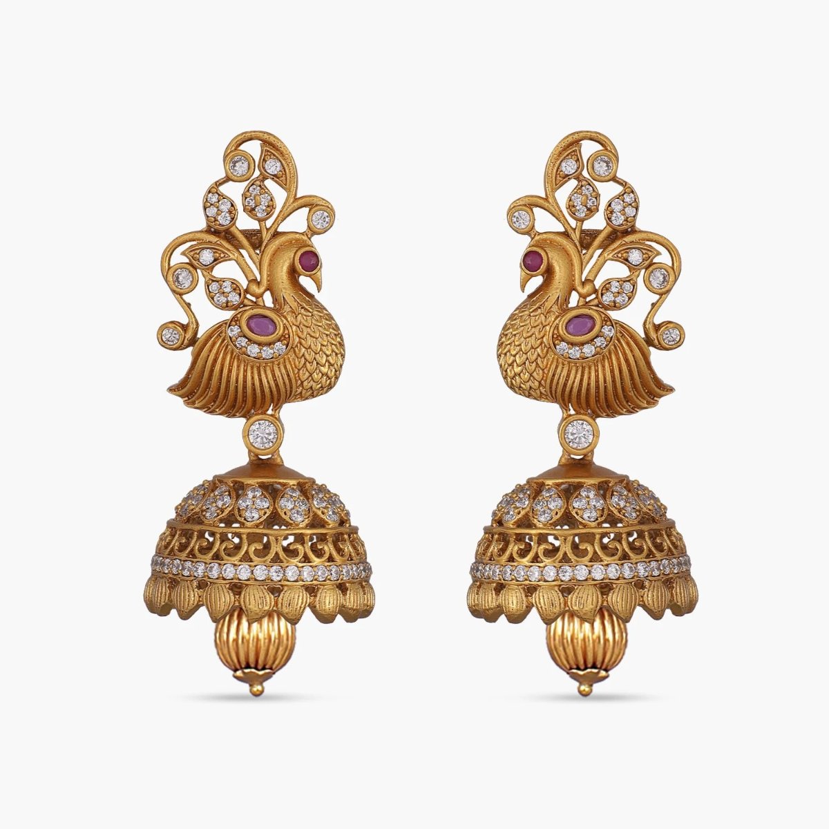 Malavika Antique Jhumka Earrings