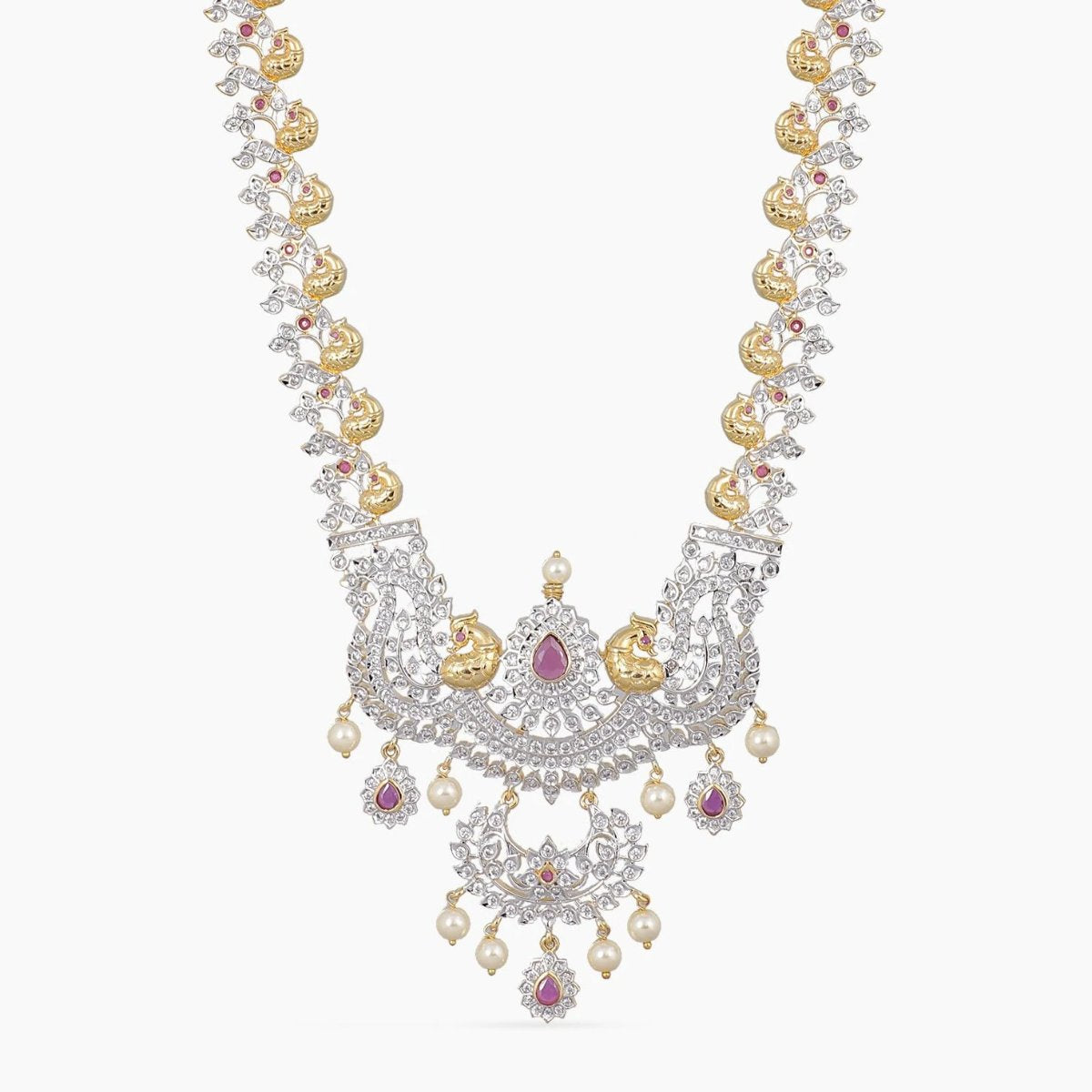 Vibha Nakshatra CZ Long Necklace