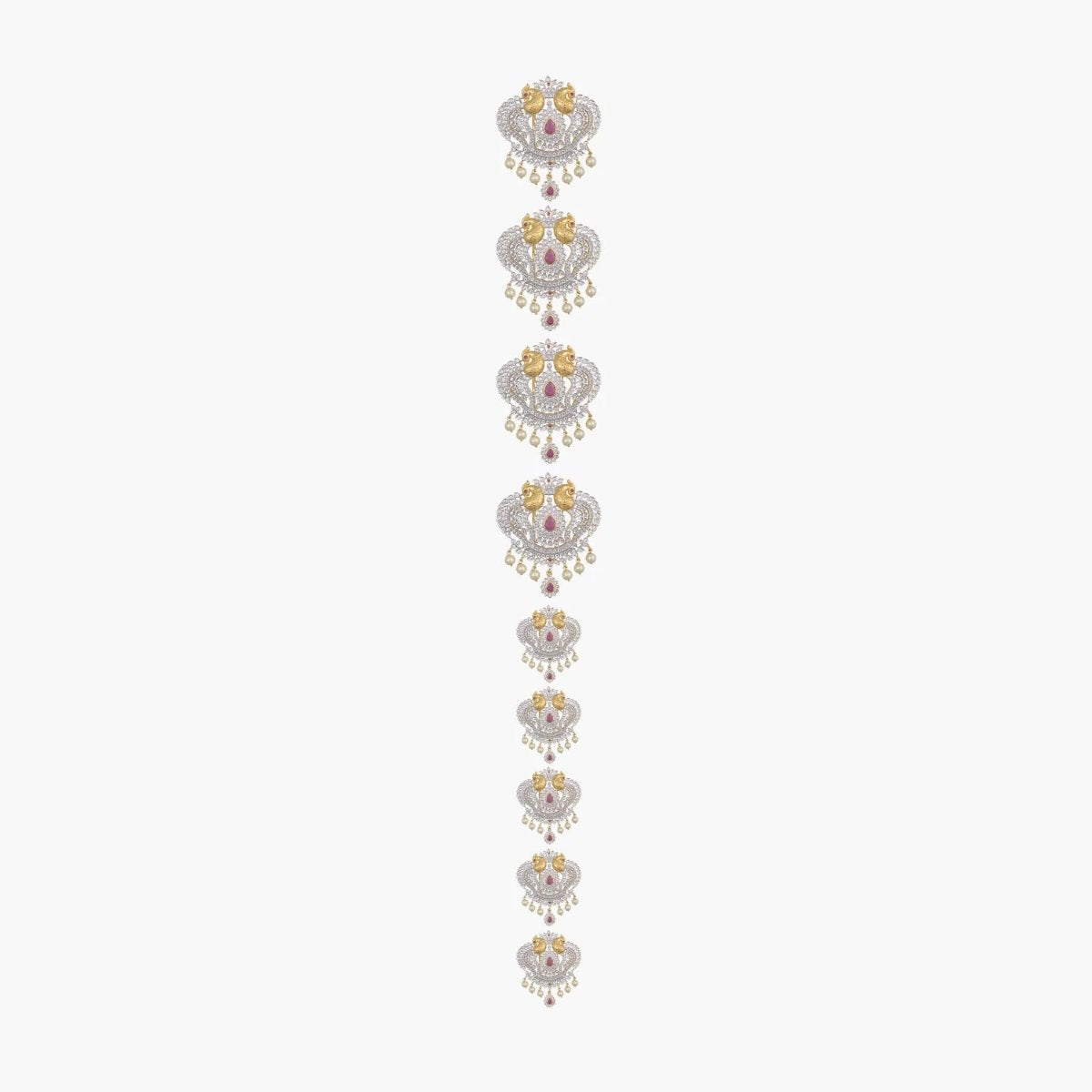 Vibha Nakshatra CZ Hair Brooch