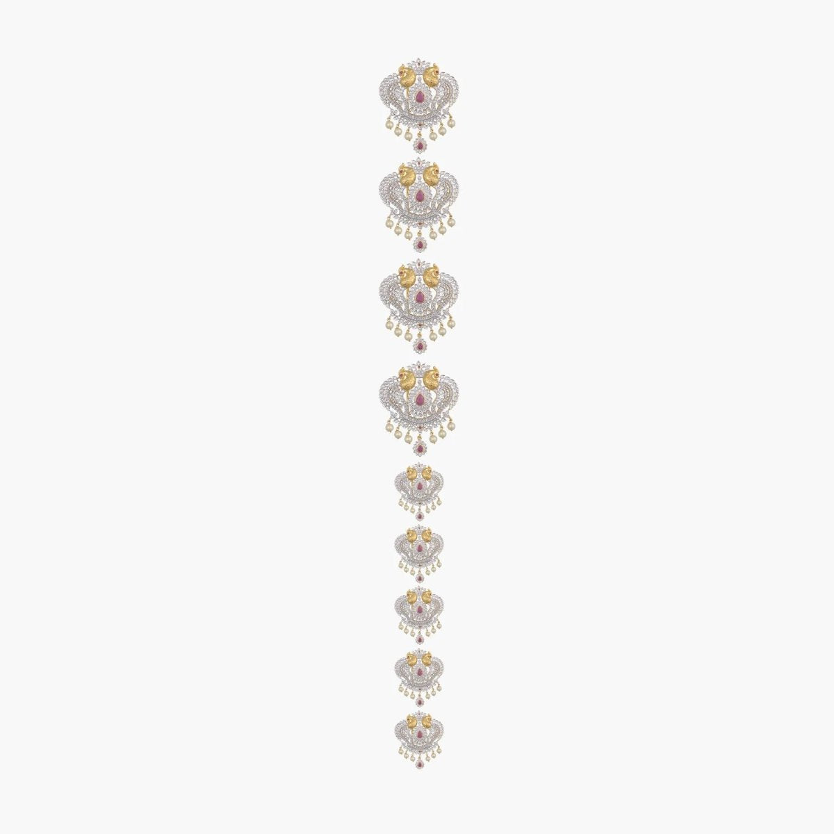 Vibha Nakshatra CZ Hair Brooch