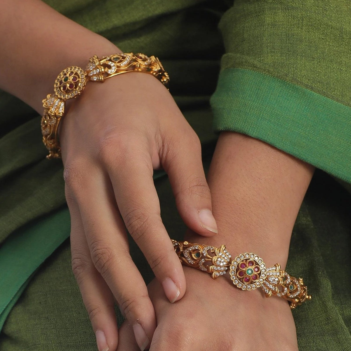 Sarang Antique Bangles