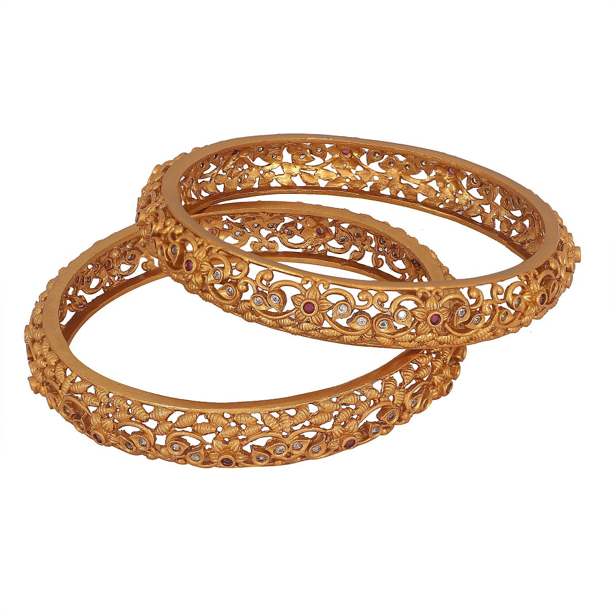 Antique Gold Plated Mariya Bangles