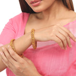 Antique Gold Plated Mariya Bangles