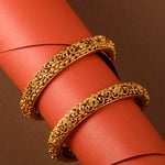 Antique Gold Plated Mariya Bangles
