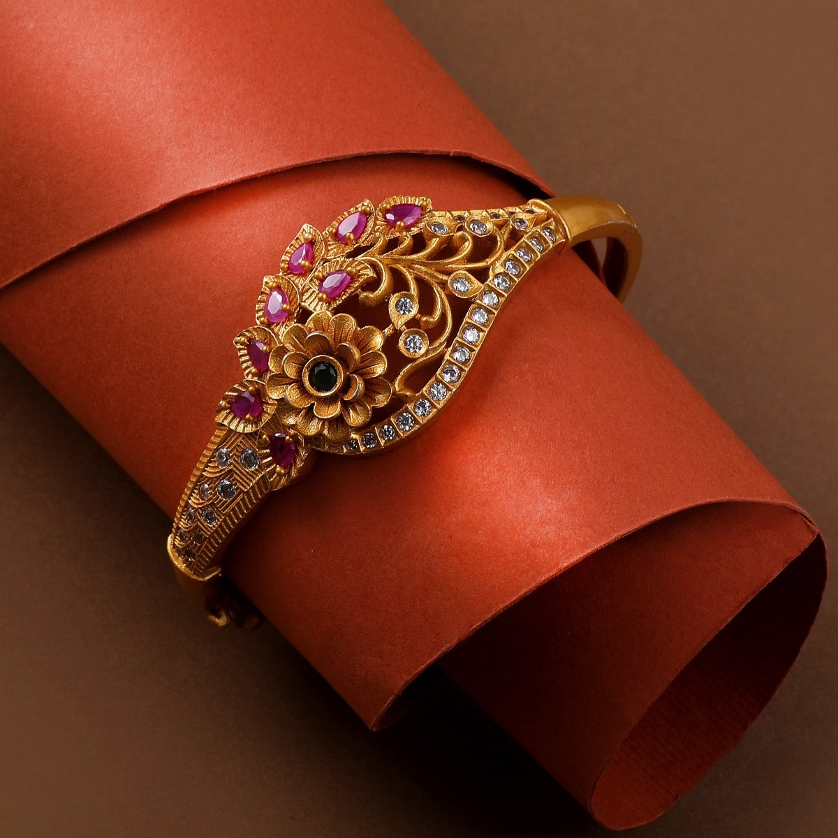 Buy Antique Gold Plated Aadrika Bracelet  Tarinika  Tarinika India