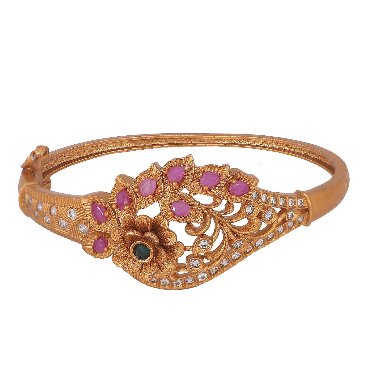 Buy Traditional Antique Golden Elephant Kada Bracelet For Ladies  Gehna  Shop