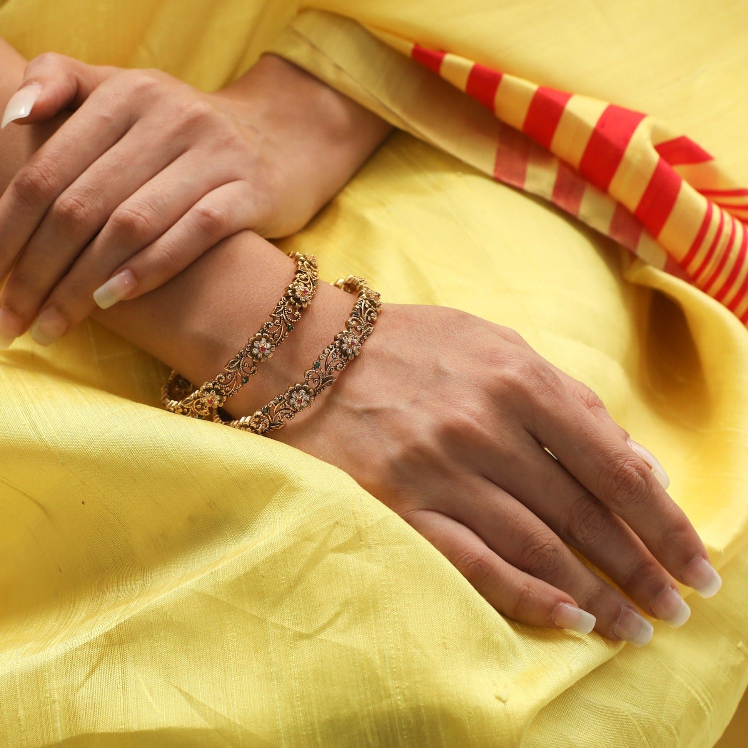 Buy Kangna Antique Bangles Tarinika s Indian jewellery Tarinika India