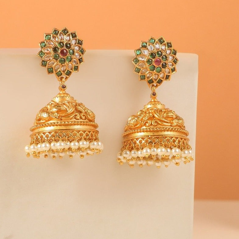 Indian Jewelry Earrings Women Made Metalnorth Stock Photo 1034135059 |  Shutterstock