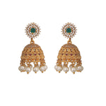 Antique Gold Plated Neera Choker Earrings Set