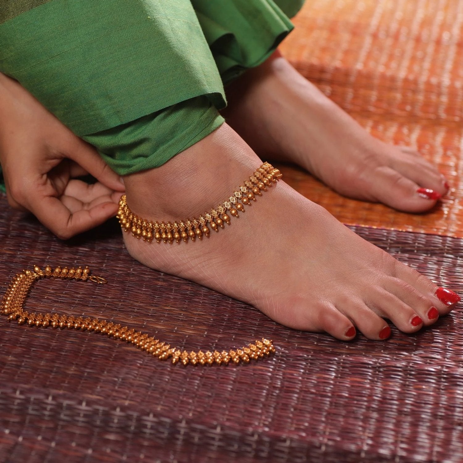 Uttara Antique Anklets