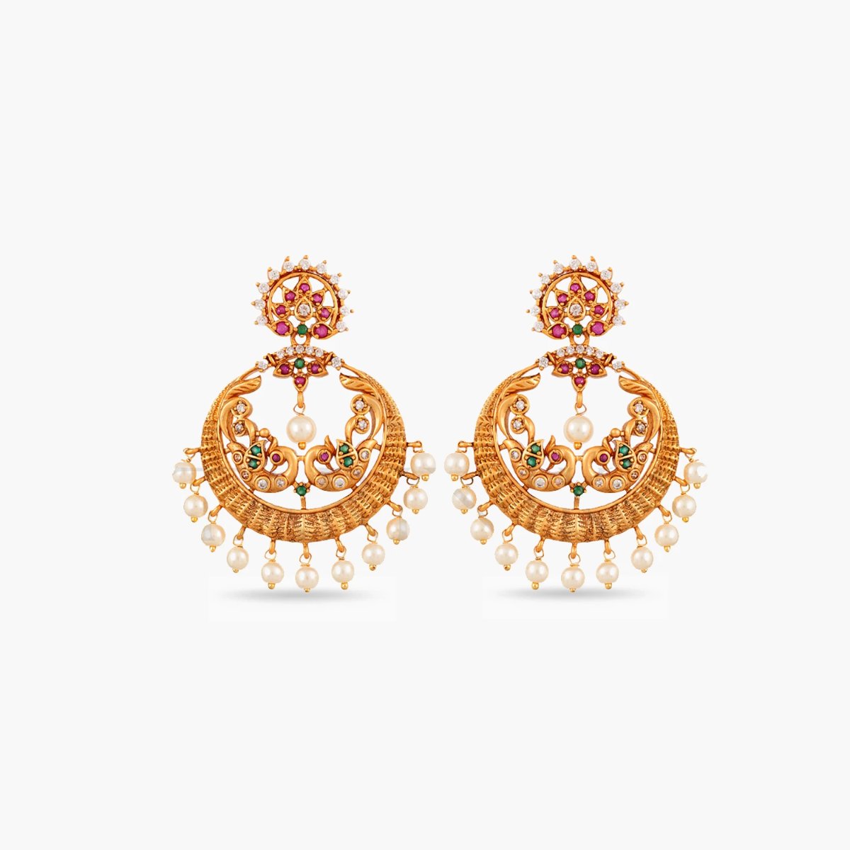 Vyoma Antique Chandbali Earrings