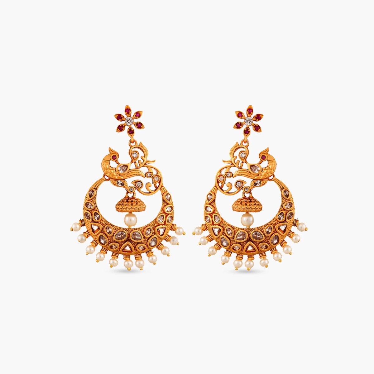 Mia Antique Chandbali Earrings