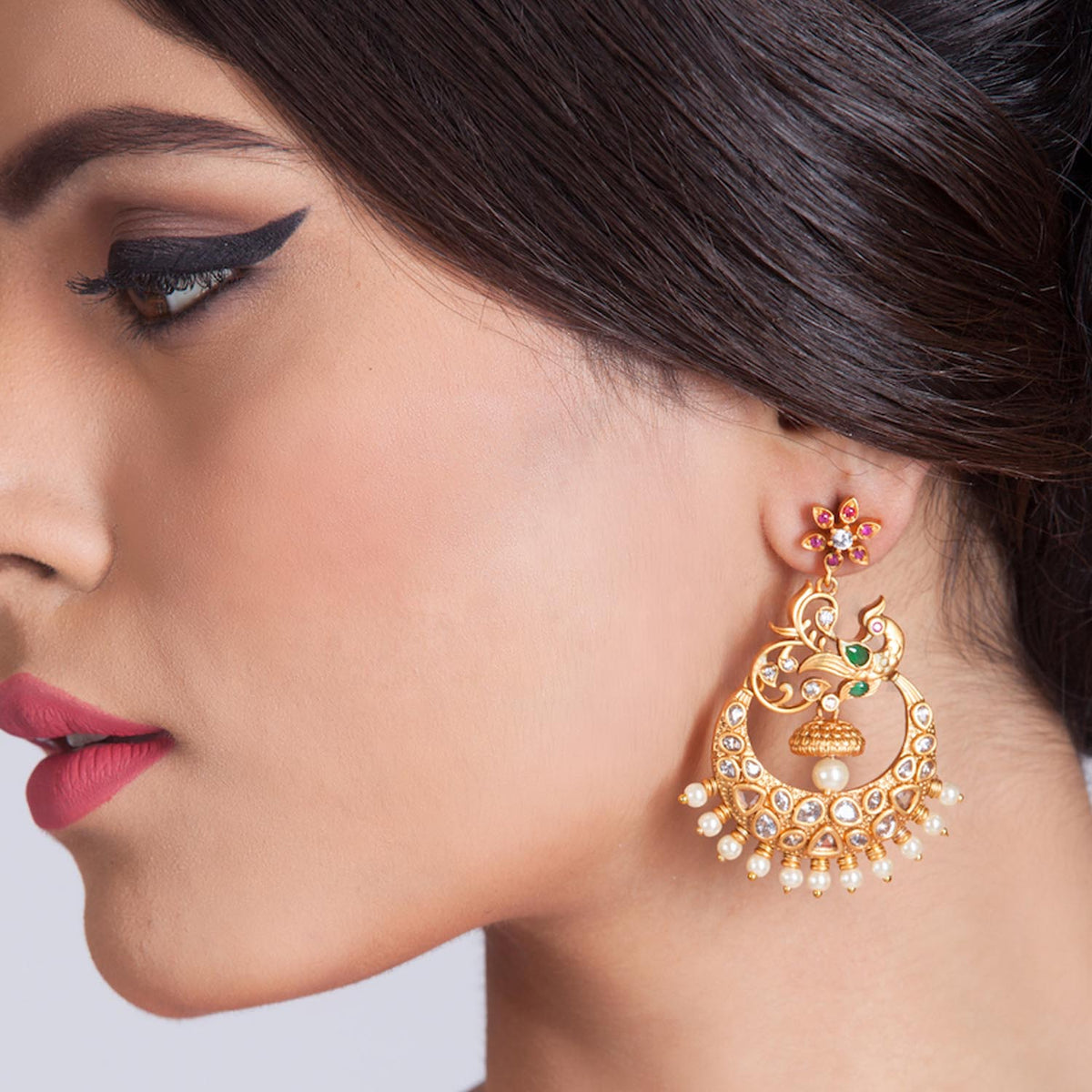 Mia Antique Chandbali Earrings