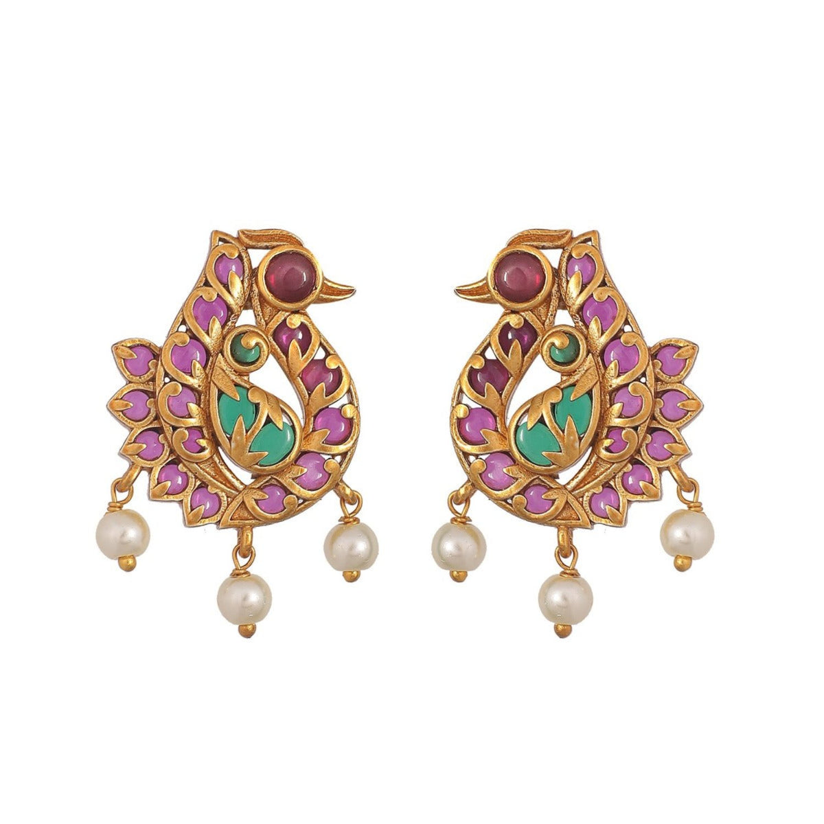 Antique Gold Plated Geetu Earrings