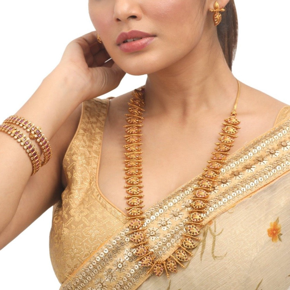 Sukkhi Luxurious LCT Gold Plated Long Haram Necklace Set For Women -  Sukkhi.com