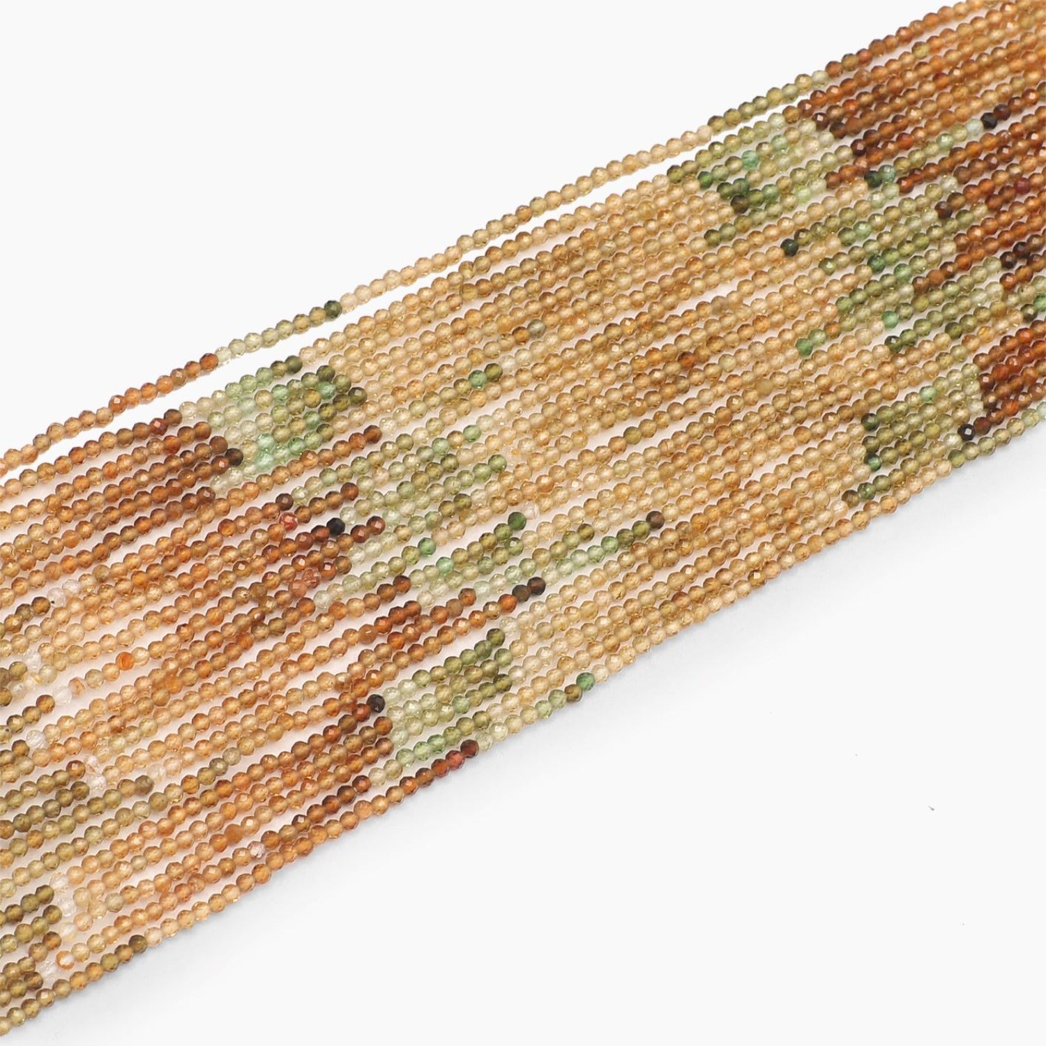Petro Tourmaline Faceted Beads- Sold Per Strand