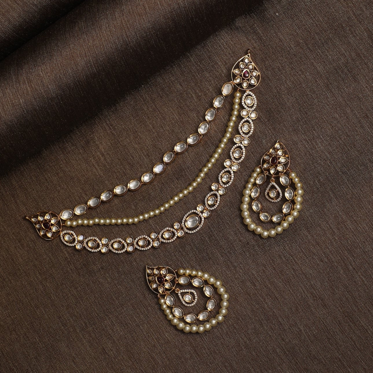 Naviya Kundan Necklace Set