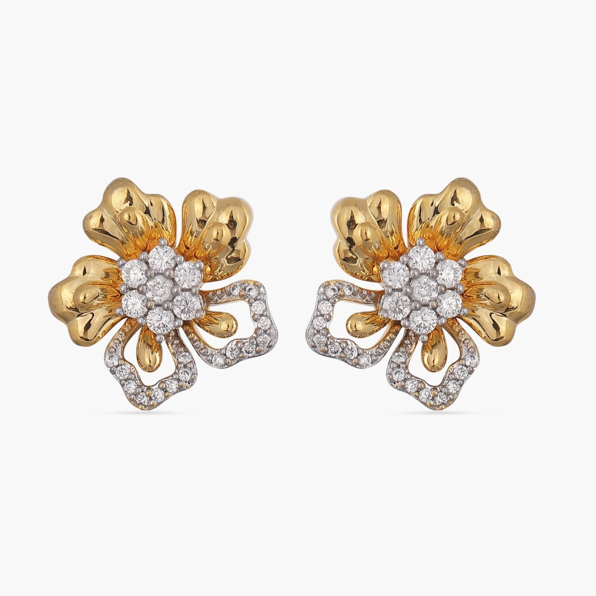 Gold earrings below 1000 on sale