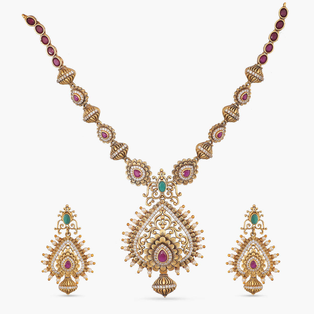 Medha Antique Necklace Set 
