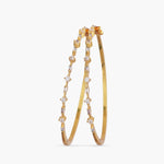Glittering Simple Baguette CZ Bangles
