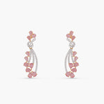 Nature Inspired CZ Drop Earrings