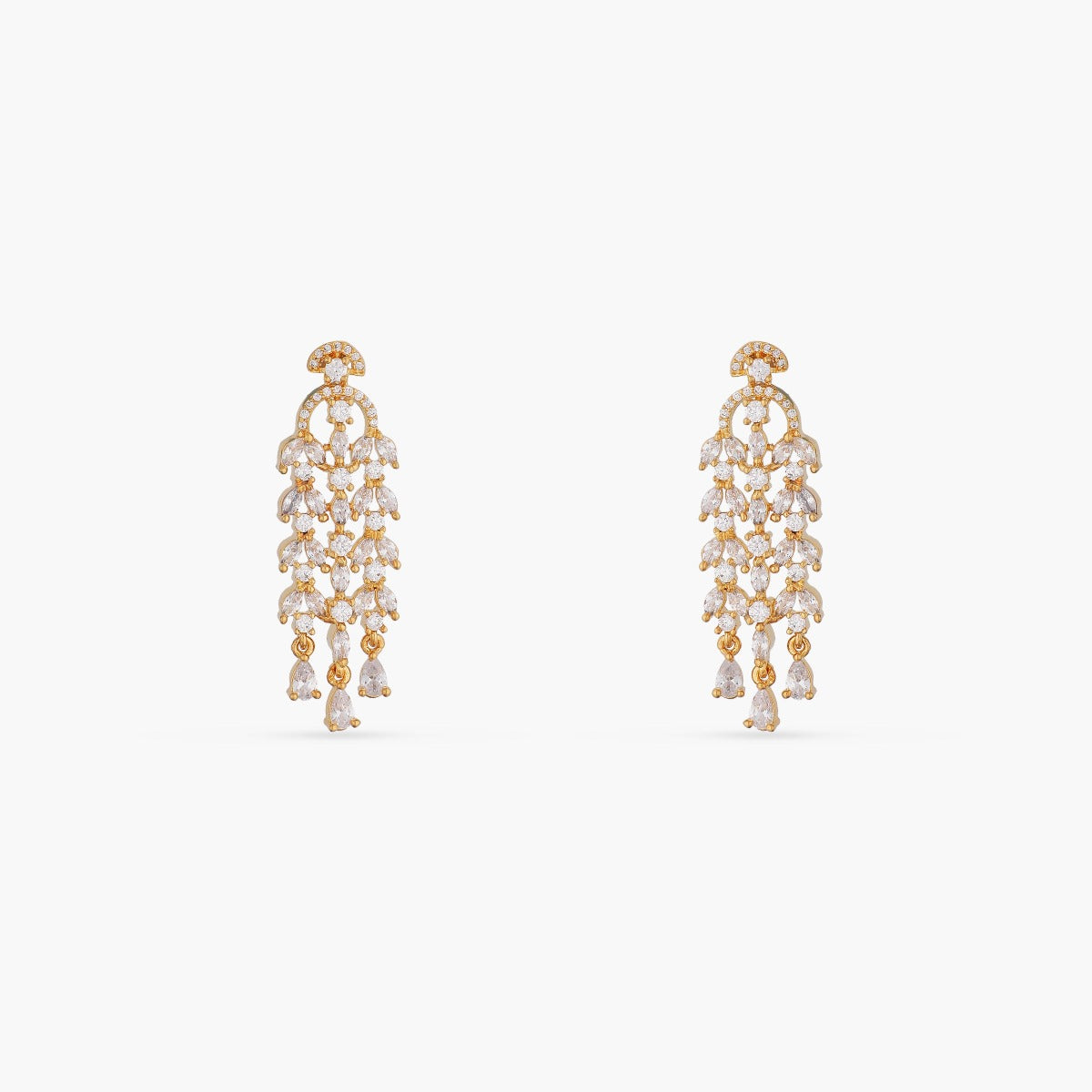 Eileen Chandelier CZ Earrings 