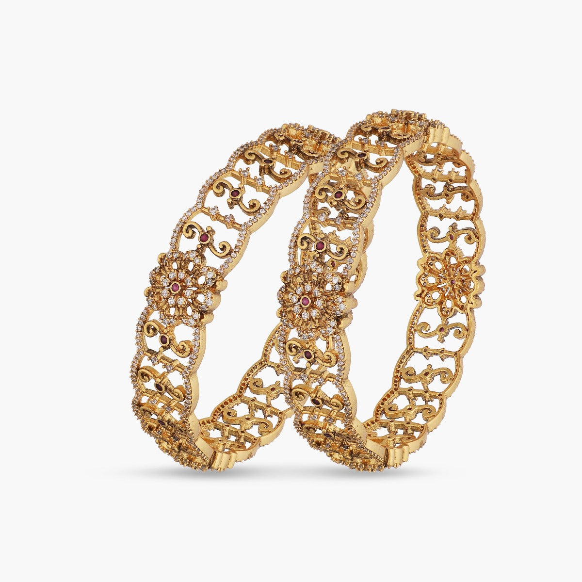 Monami Antique CZ Bangles 