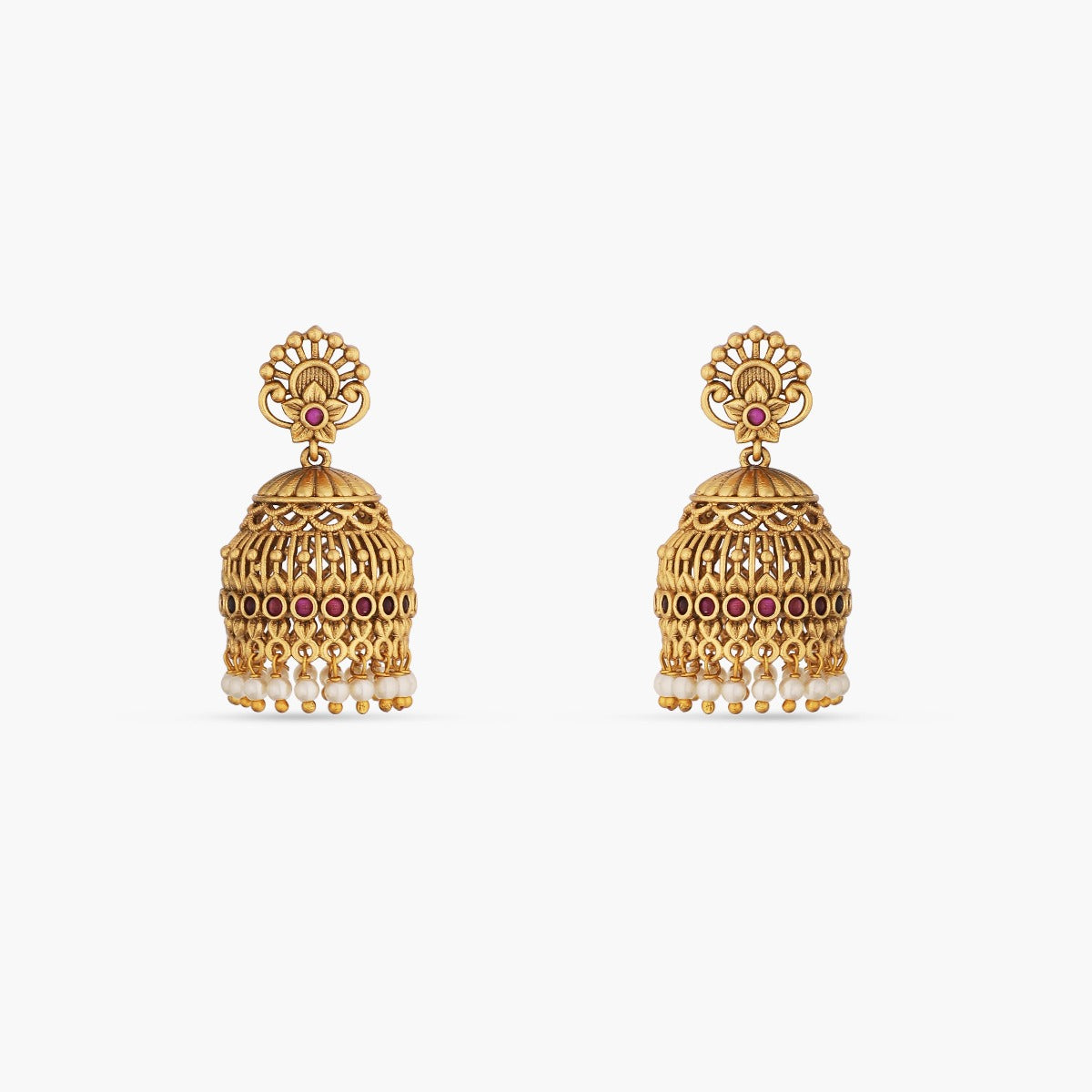 Komli Antique Jhumka Earrings 