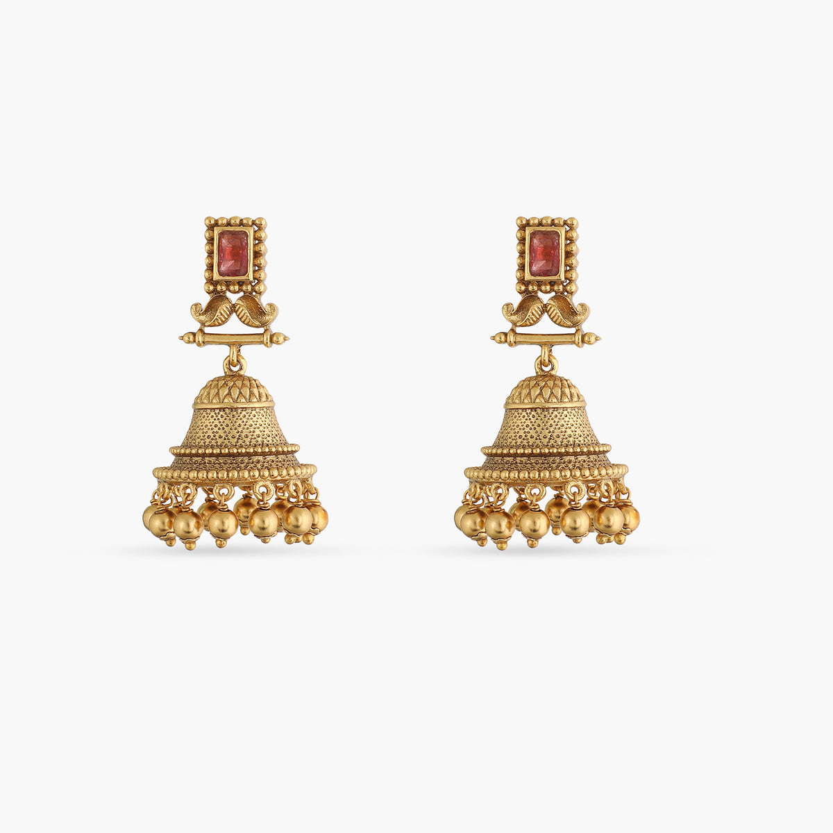 Fida Antique Jhumka Earrings