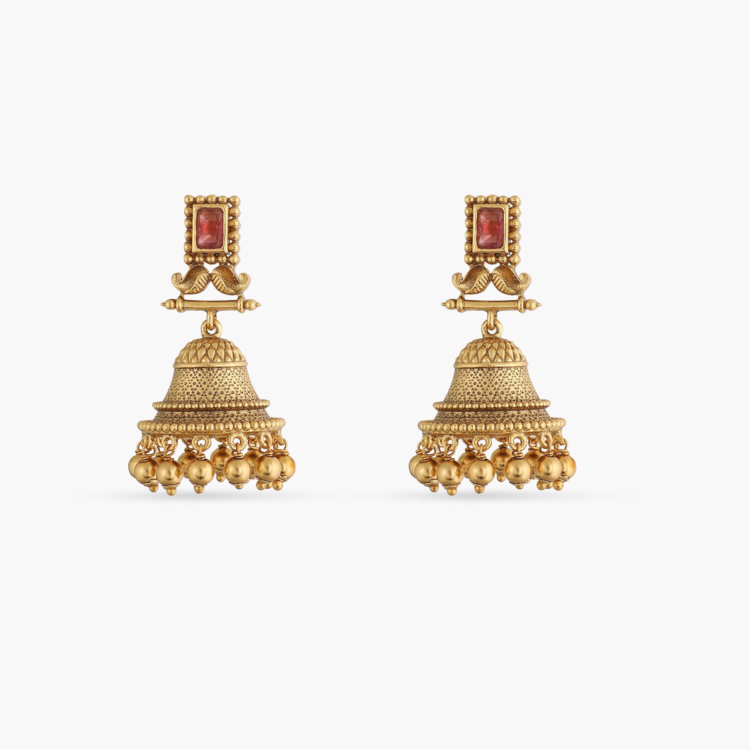 Discover Fida Antique Jhumka Earrings by Tarinika Indian Jewelry Tarinika India