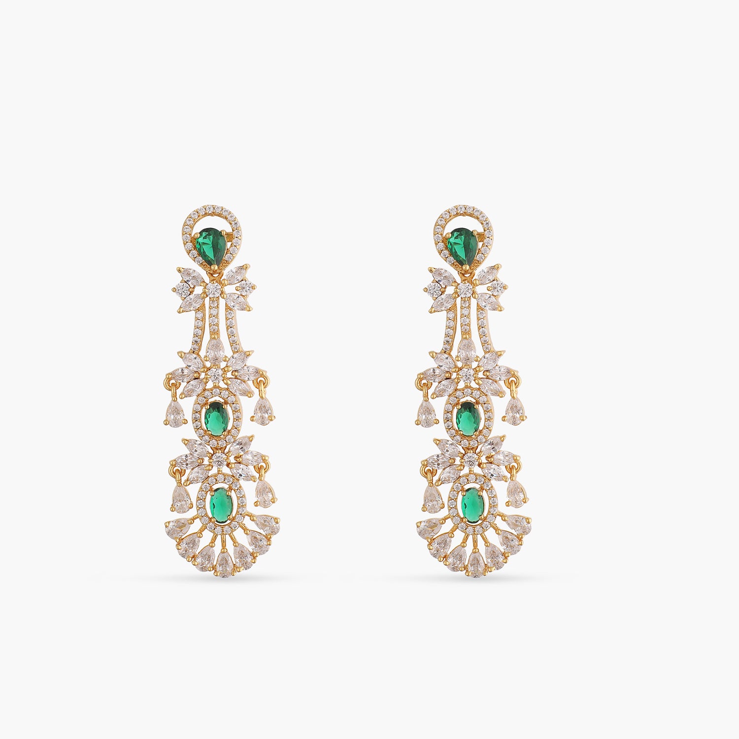 Emerald Chandelier Earrings Flash Sales  renuvidyamandirin 1693540674