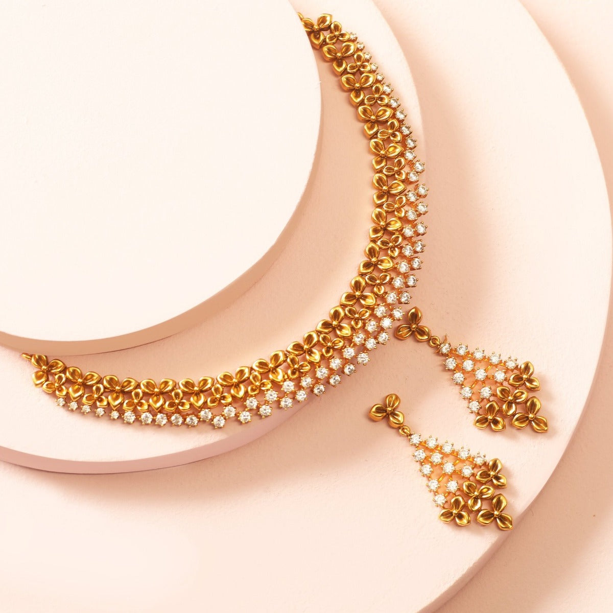 Buy Aster Antique Necklace Set Tarinika India