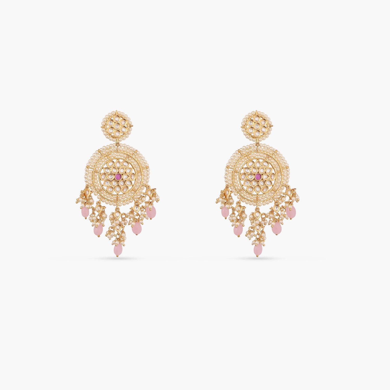 Bhavana Grand Kundan Chandbali Earrings