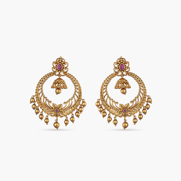 Buy Kanan Antique Chandbali Earrings | Tarinika - Tarinika India
